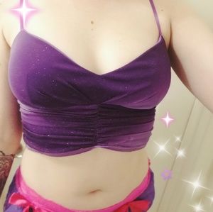 Purple Glitter Top